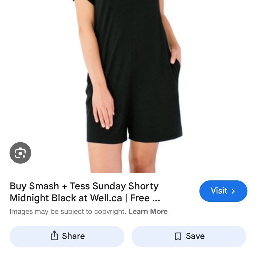 Smash + Tess Classic Black Romper